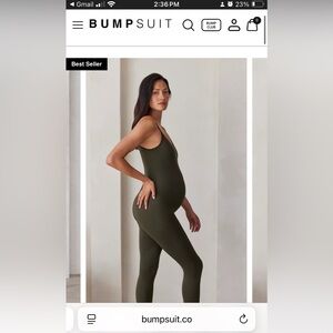 Bumpsuit Olive Maternity Jumpsuit